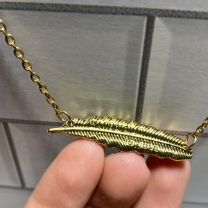 Hermione “wingardium leviosa” feather necklace